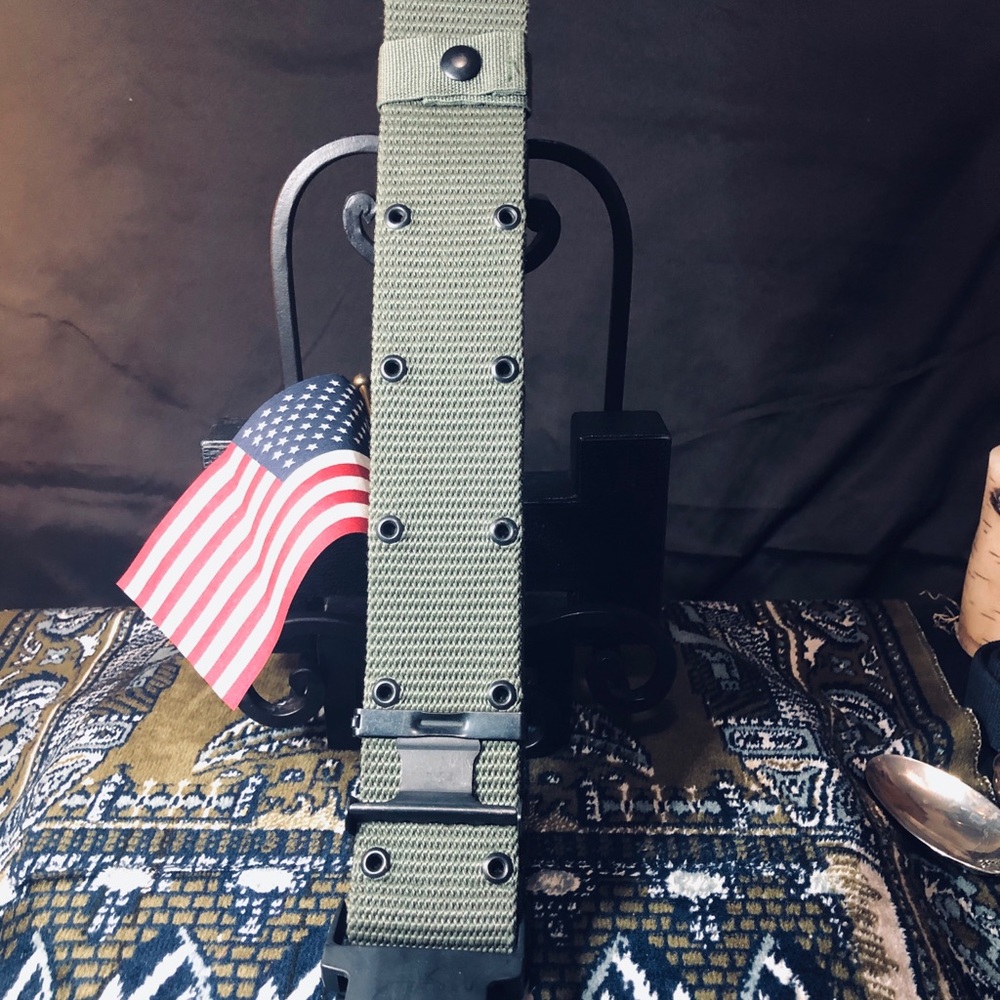 Olive Green Tactical Web Belt